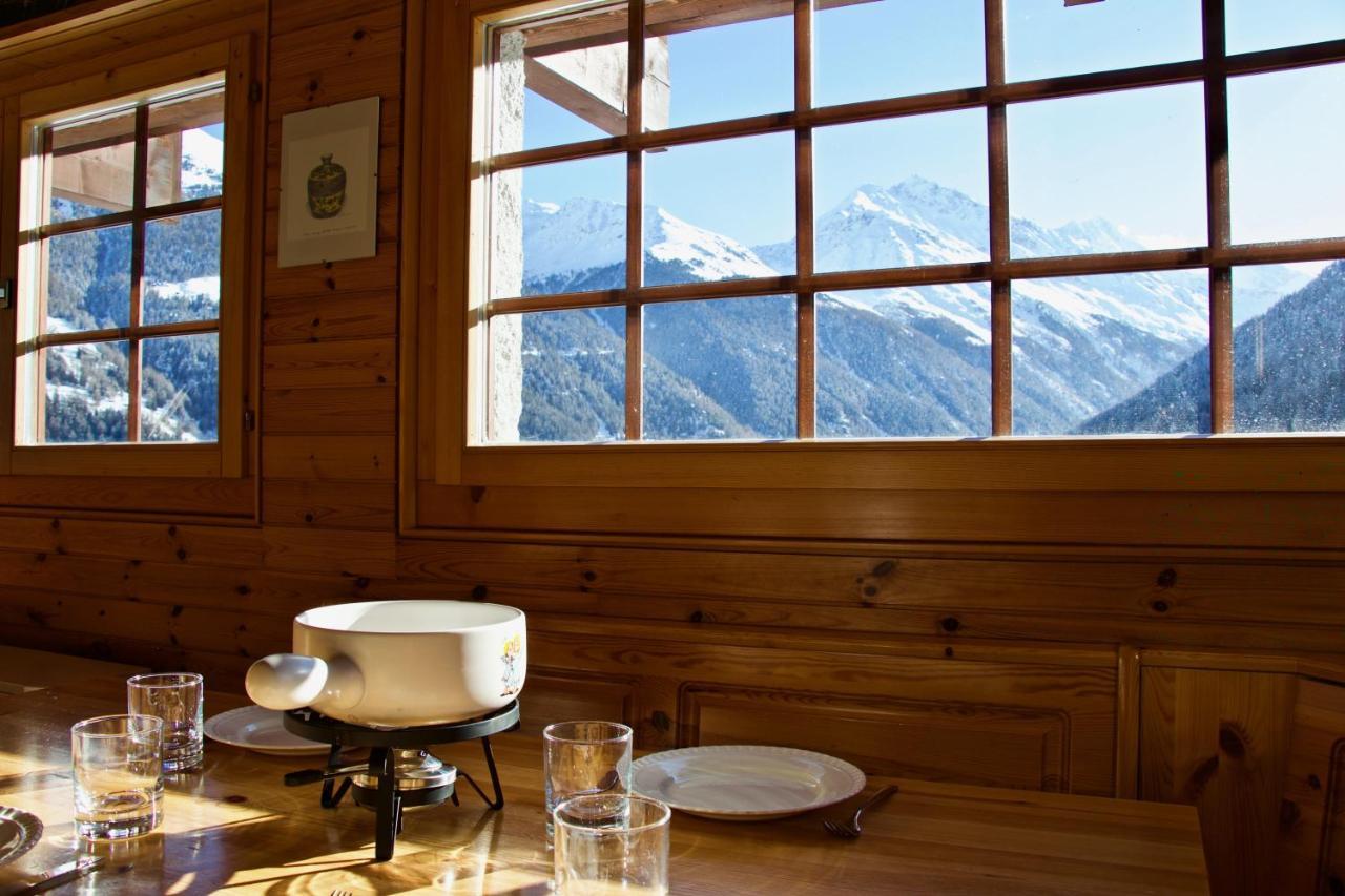 Chalet Abraxas With Astonishing View - Grimentz Villa Eksteriør billede