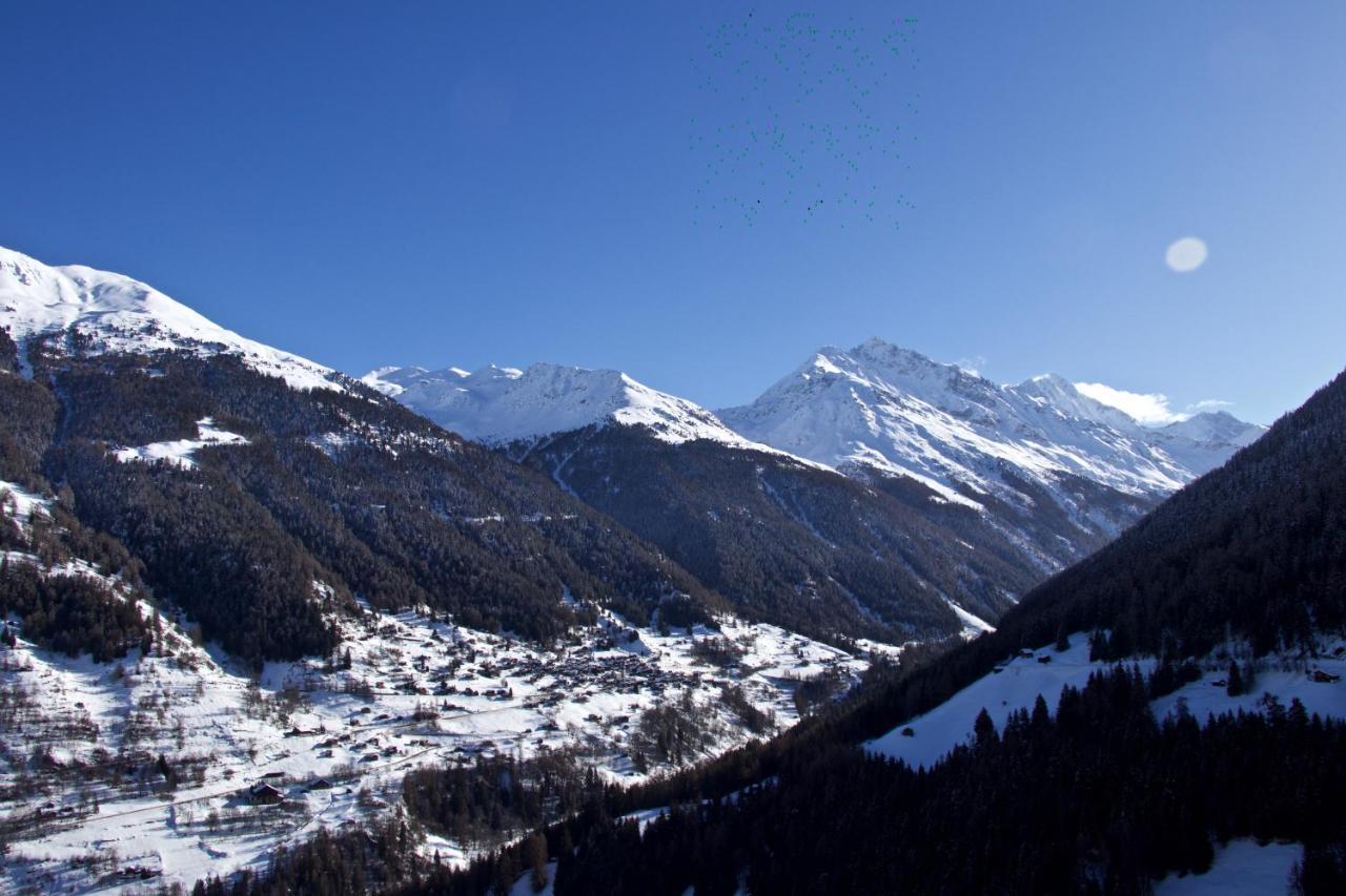Chalet Abraxas With Astonishing View - Grimentz Villa Eksteriør billede